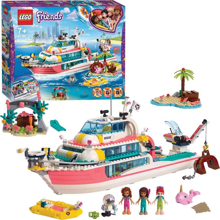 Actual product image LEGO Rescue Mission Boat (41381, LEGO Friends)