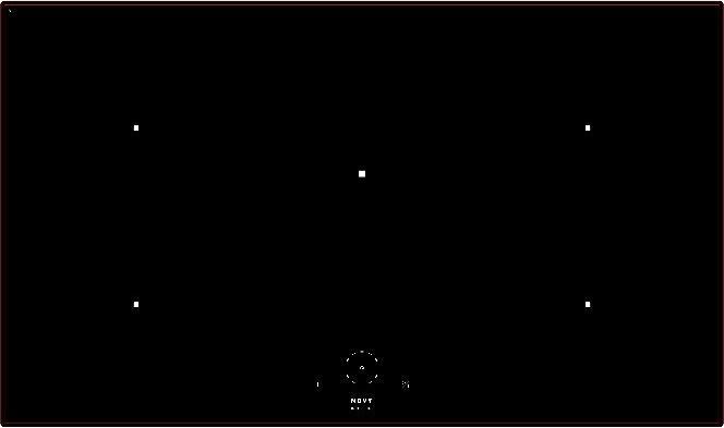 NOVY 1758 (52 cm, Induktionskochfeld)