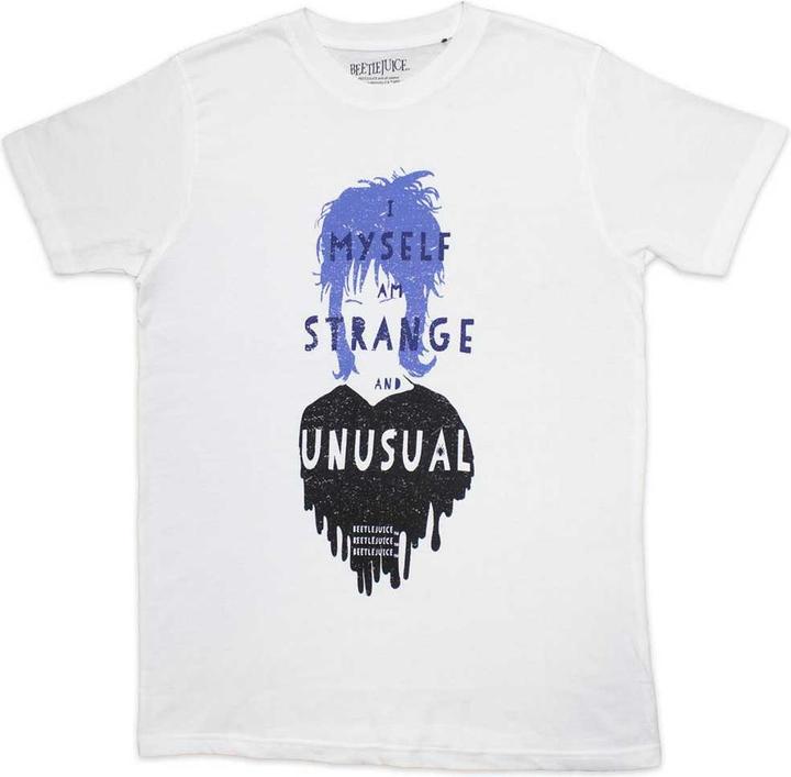 Immagine prodotto Beetlejuice I Myself Am Strange And Unusual Maglietta Adulto Unisex (S)