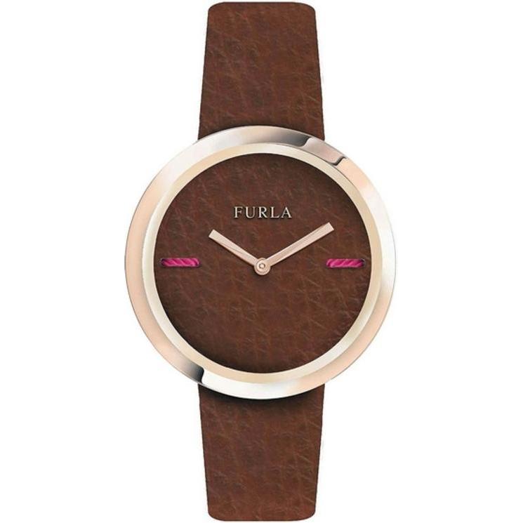 Furla, Armbanduhr, Damenuhr R4251110508 (Ø 34 mm), Braun, (34 mm)