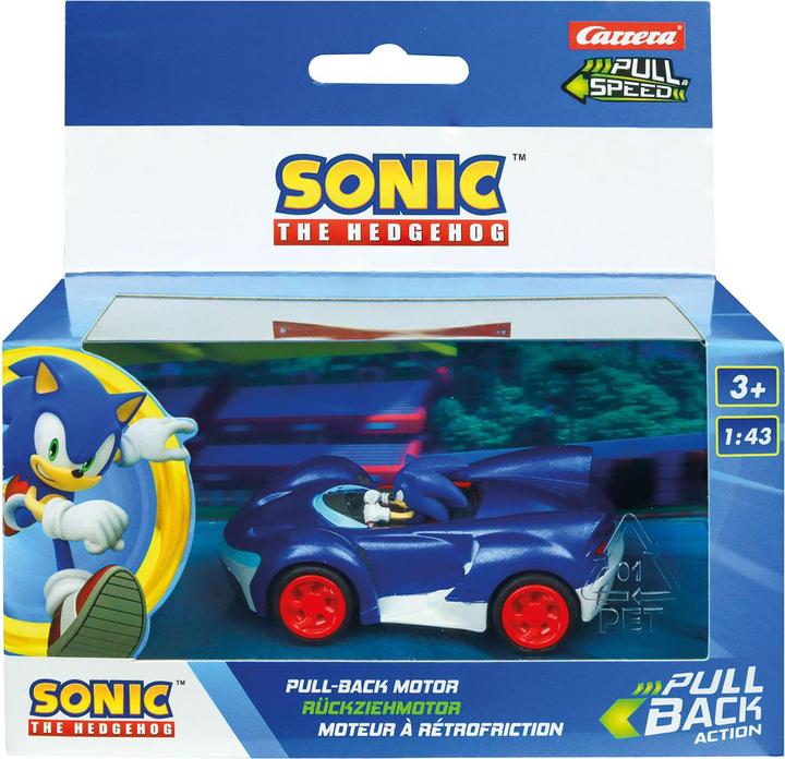 Produktbild Carrera Pull back Car Team Sonic Racing – Sonic Speed ​​​​Star