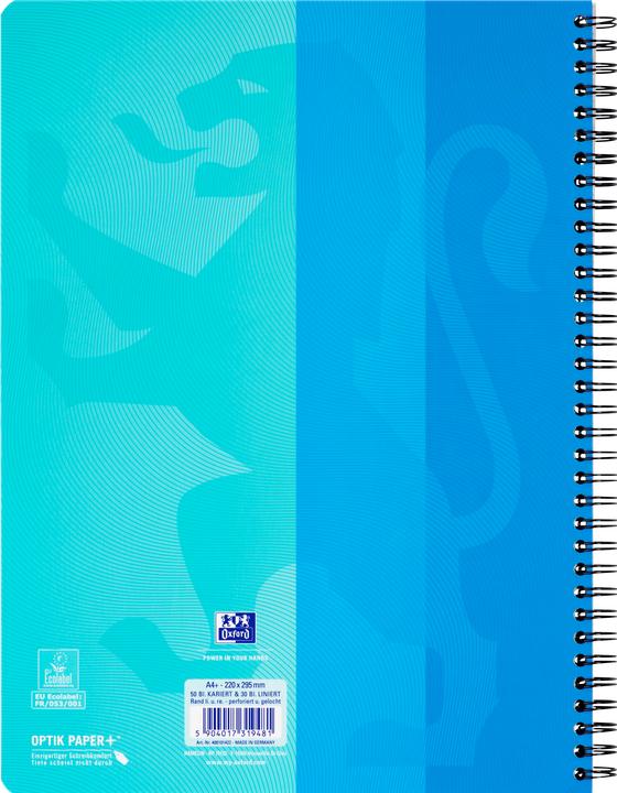 Produktbild Oxford Collegeblock Touch Duo (A4+, Kariert, Weicher Einband)