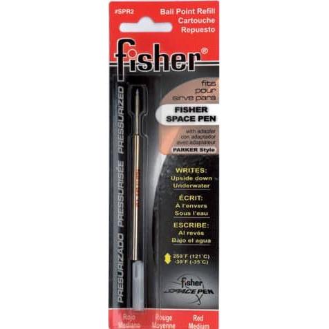 Fisher, Ersatzpatrone, Kugelschreibermine M rot