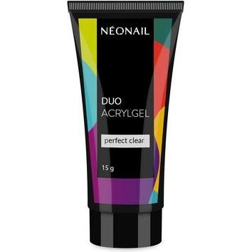 Neonail, Nail art + Unghie finte, Duo Acrylgel Nail Gel Perfect Clear 15g