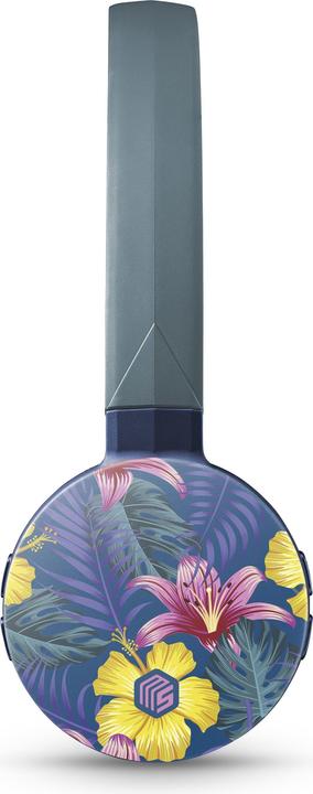 Immagine prodotto Music Sound Music+Sound FANTASY Cuffie Bluetooth turchesi/tropicali on-ear Softtouch max.20h 1 (Nessuna cancellazione del rumore, 16 h, Senza fili)
