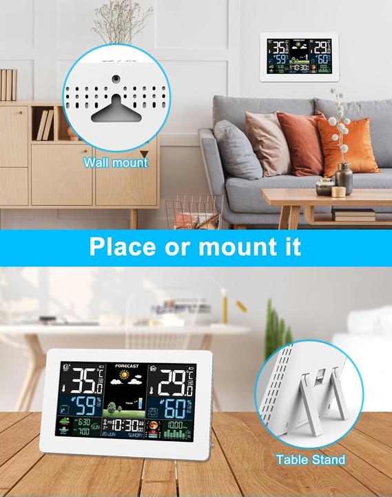 Image du produit Haoyao Funk-Wetterstation mit Aussensensor