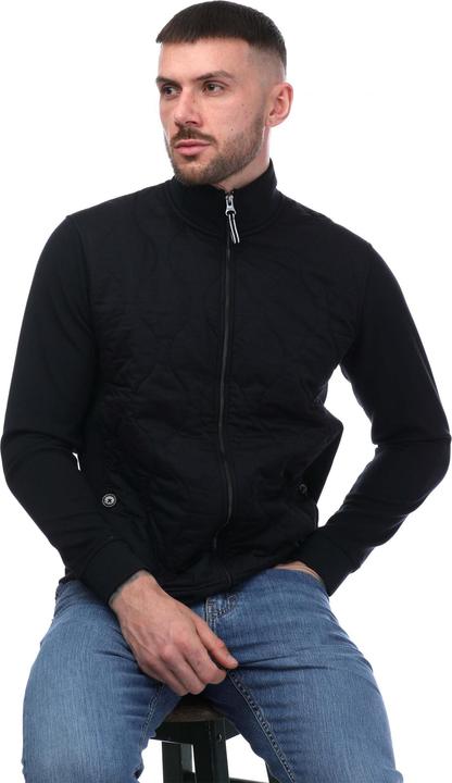 Actual product image Mercery Mens Elgar Onion Quilt Full Zip Sweatshirt (M)
