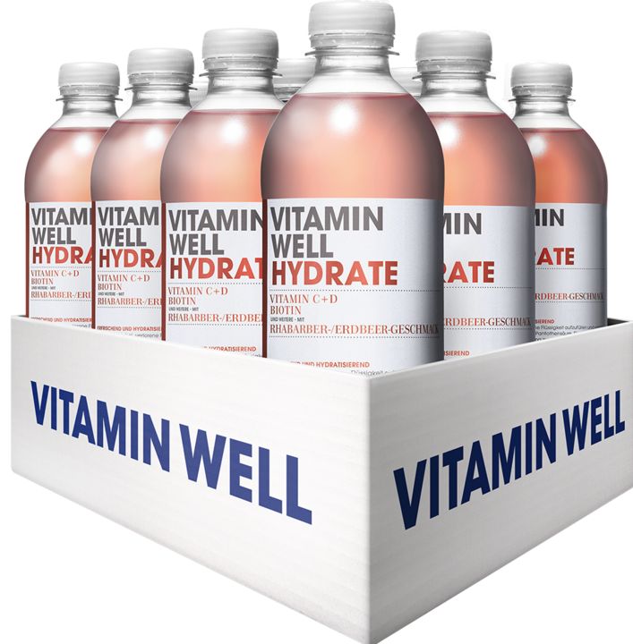 Image du produit Vitamin Well Hydrate (Fraise, Rhubarbe, 12 x)