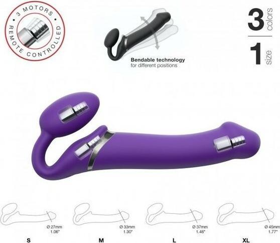 Produktbild Strap-on-me Vibrating Bendable Strap-on