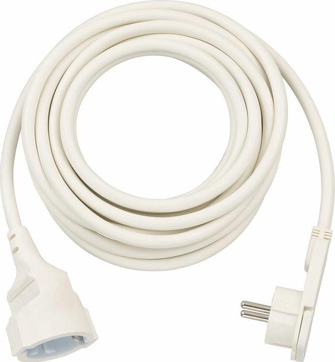 Actual product image Brennenstuhl Short extension lead with angled flat plug EU plug (10 m, CEE 7/3)