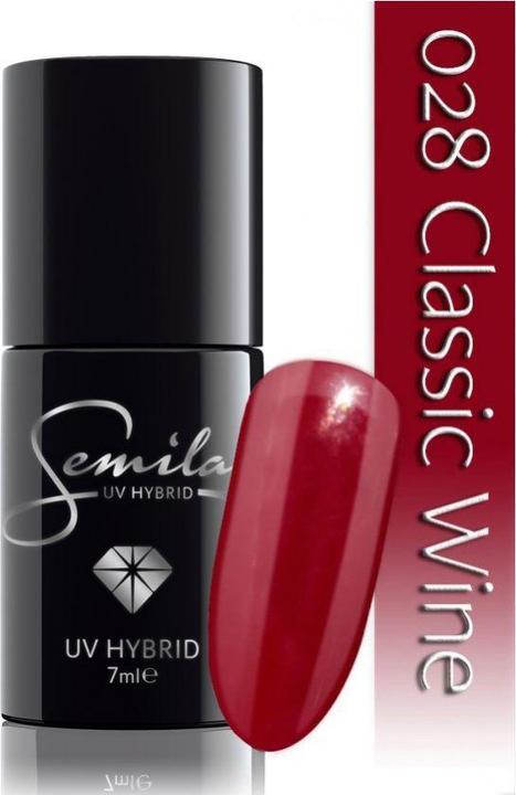 Image du produit Semilac 028 Classic Wine 7ml (Vin classique, Vernis semi-permanent)