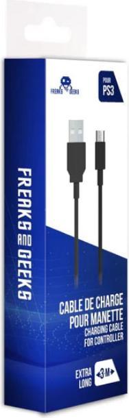 Image du produit Freaks and Geeks Câble de recharge type mini-USB (PS3)