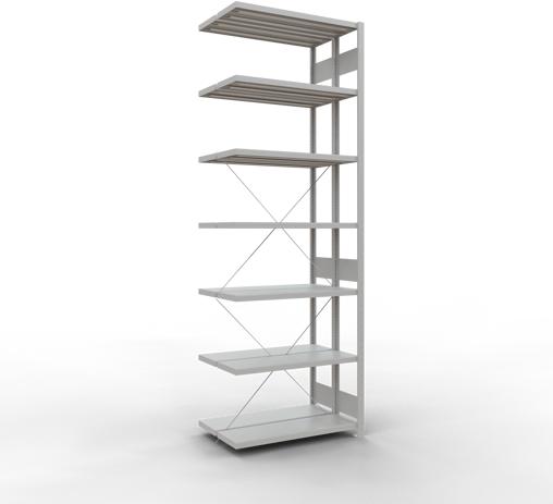 Actual product image Schulte Lagertechnik Double add-on shelf MULTIplus250