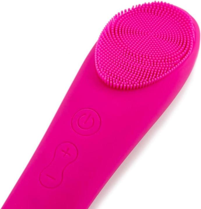 Productafbeelding ORO Sonische borstel voor reiniging en gezichtsmassage, Donkerroze / bordeauxrood