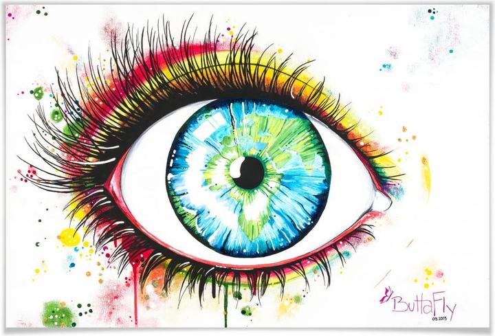 Actual product image Trenddeko Buttafly - Oracle (140 x 90 cm)