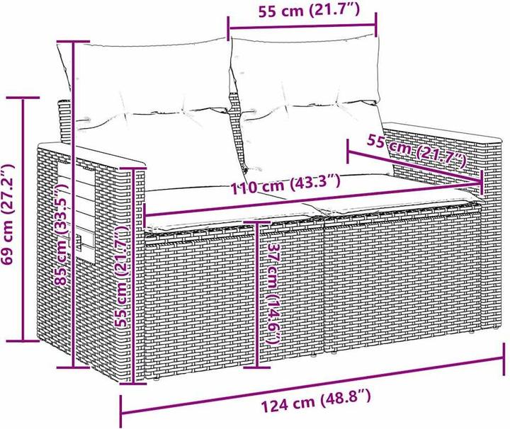 Produktbild vidaXL Charlee