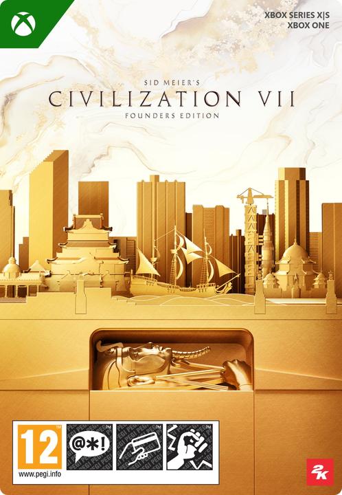 Produktbild Microsoft Xbox Sid Meiers Civilization VII: Founders Edition Download Code (Xbox Series X, Xbox One X, Xbox One S, Xbox Series S)
