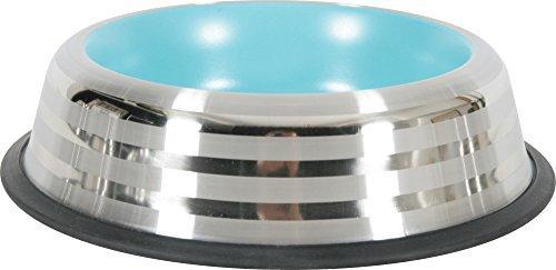 Image du produit Zolux Merenda acier inoxydable non-slip bowl - 1 litre bleu (1 l)