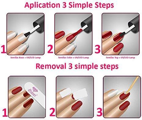 Actual product image Semilac 005 Berry Nude 7ml (005 Berry Nude, UV gel varnish)