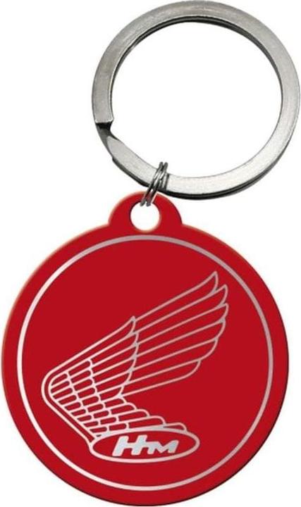 Actual product image Nostalgic-Art Merchandising Nostalgic Art key ring Honda Ø 4 cm, red, motif: vehicle