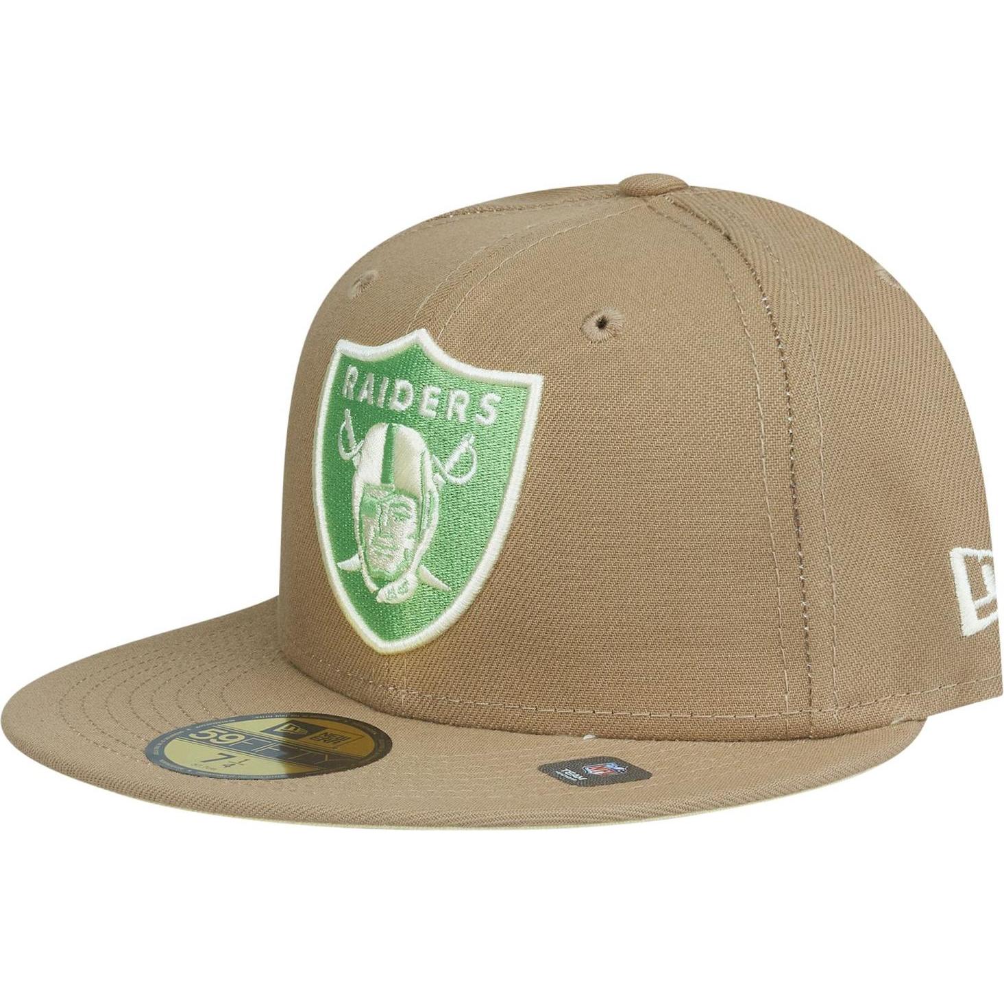 Thumbnail - New Era, Herren, Cap, 59Fifty Fitted Cap - Las Vegas Raiders khaki - 7 1/4, Braun, (7 1/4)