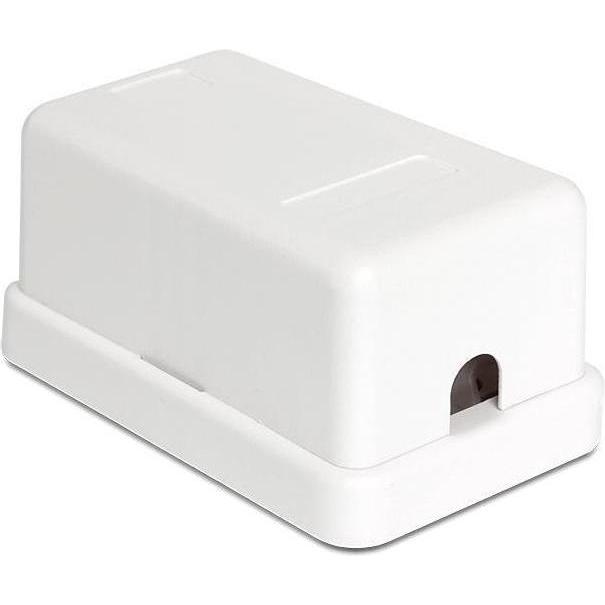 Delock Keystone Surface Mounted Box (Gehäuse), Elektronikzubehör + Gehäuse, Weiss