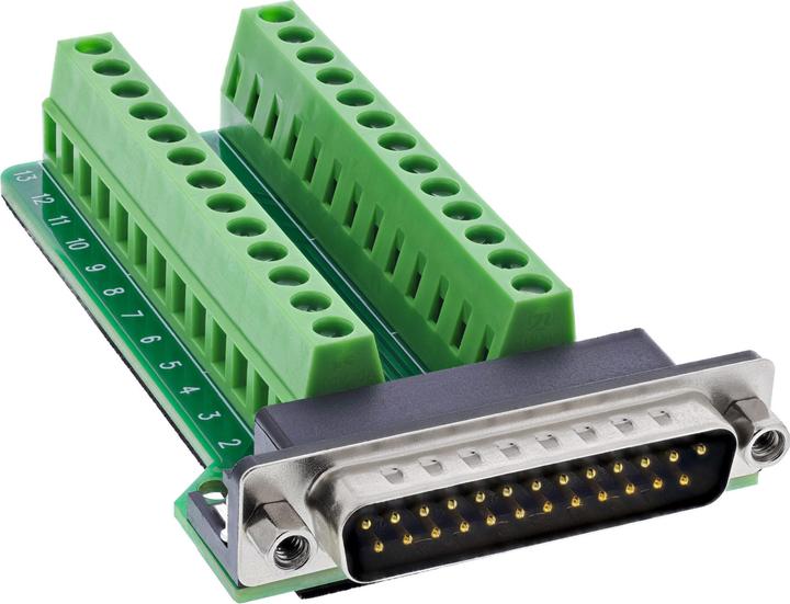 Immagine prodotto InLine D-Sub 25 Terminalblock (0.09 m)