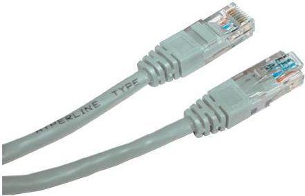 Logo tipas Patchcord, UTP, Cat.5e, RJ45 M/10m, nieekranowany (UTP, CAT5e, 10 m)