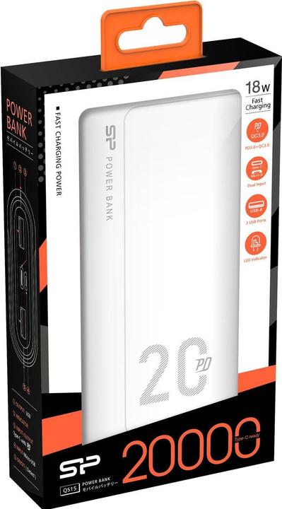 Actual product image Silicon Power QS15 (20000 mAh, 18 W, 74 Wh)
