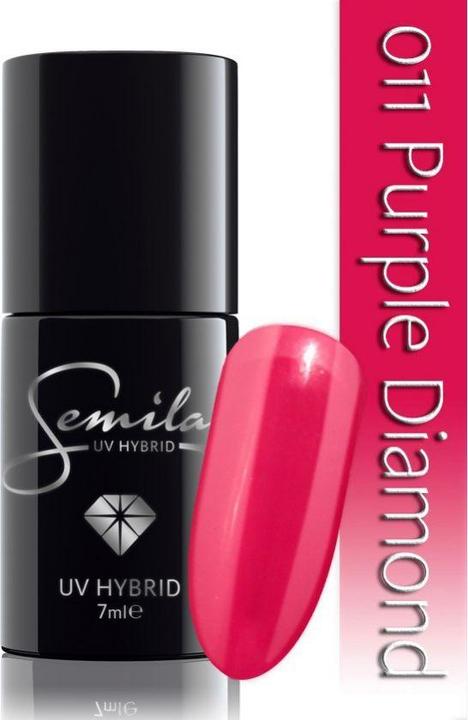 Productafbeelding Semilac 011 Paarse Diamant 7ml (011 paarse diamant, Semi-permanente vernis)