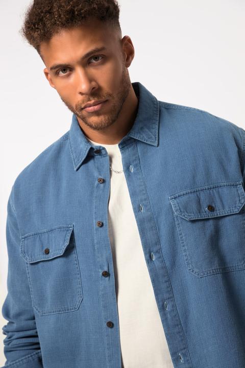Produktbild Sthuge Jeansoptik-Hemd, Langarm, Kentkragen, Modern Fit (XXL)