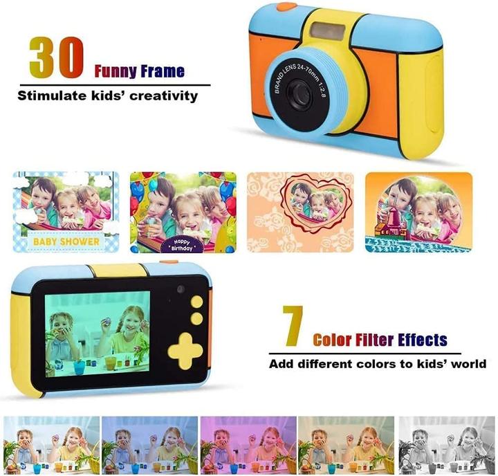Actual product image YunLone 24MP Kids Camera, Multicolour