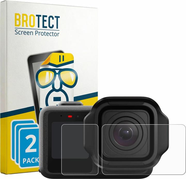Produktbild BROTECT Schutzfolie für GoPro Mission 1 Pro Displayschutz Displayschutzfolie Folie Klar Transparent