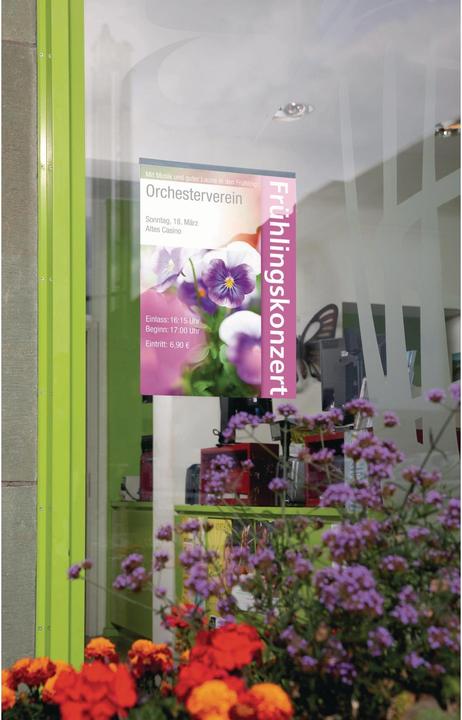 Produktbild Durable Durafix-Rail 297mm met. silber (A3, 5 x)