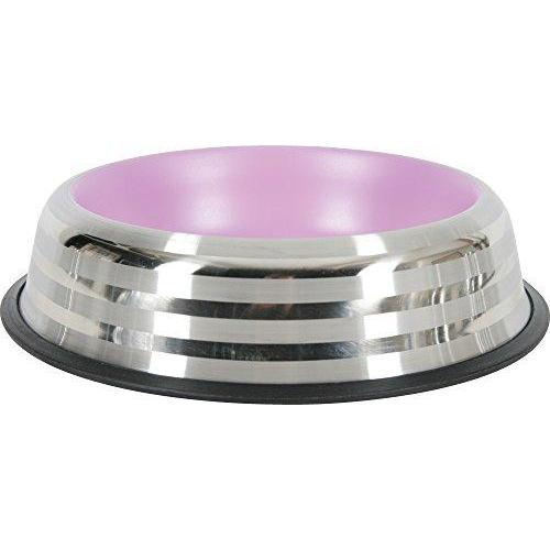 Thumbnail - Zolux Merenda stainless steel non-slip bowl - 1.85 l pink (1.85 l), Futternapf