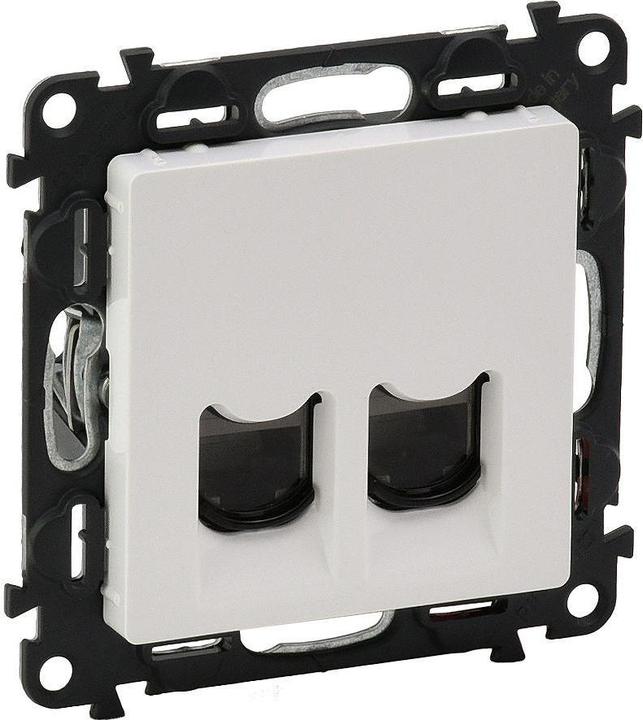 Produktbild Legrand Valena Life dual computer socket 2 x RJ45 cat.5e white (753141) (UTP, CAT5e)