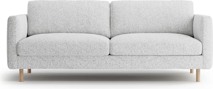 Actual product image Micadoni Sofa, "Eden", 3 Seats, Light Grey Melange, 173x92x90 Made in Europe (3-seater)