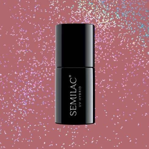 Produktbild Semilac Hybrid nail polish 321 Shimmer Dust Caramel, 7 ml
