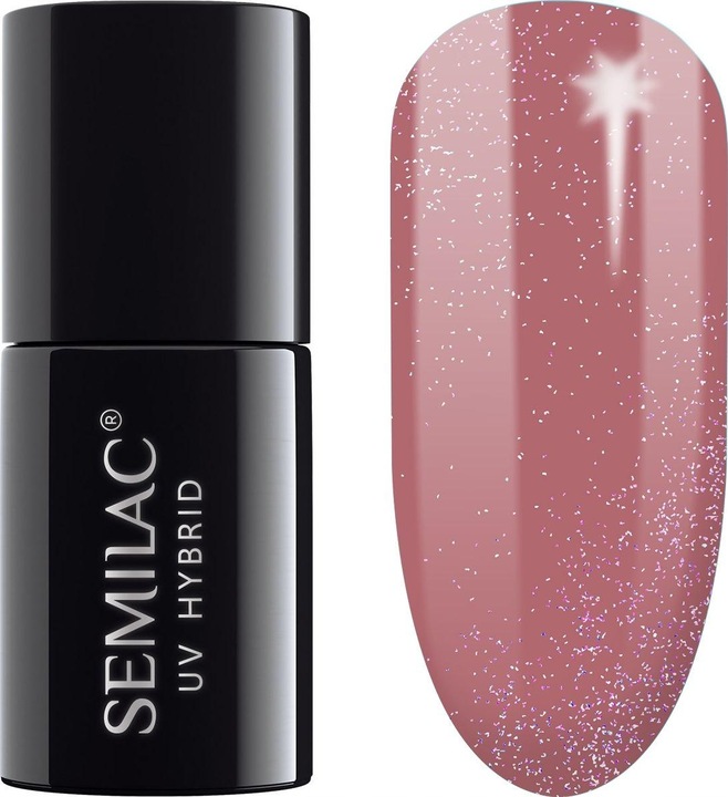 Produktbild Semilac Hybrid nail polish 321 Shimmer Dust Caramel, 7 ml