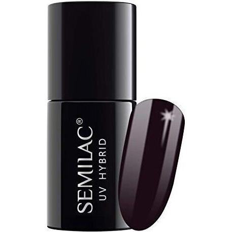Thumbnail - Semilac, Nagellack, 100 Black Purple 7ml (100 Black Purple, UV-Gel Lack)