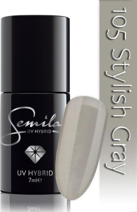 Actual product image Semilac 105 Stylish Pilkas 7ml (UV gel varnish)