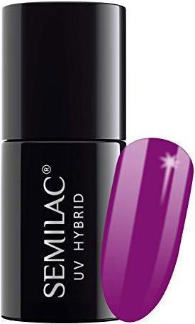 Produktbild Semilac 034 Mardi Gras 7ml (Neonowy mix fuksji i fioletu, UV-Gel Lack)