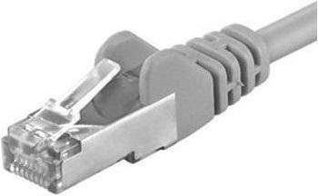 PremiumCord Patch kabelis CAT6a S-FTP, RJ45-RJ45, AWG 26/7 5m pilka (S/FTP, CAT6a, 5 m)