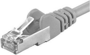 Produktbild PremiumCord Patch kabelis CAT6a S-FTP, RJ45-RJ45, AWG 26/7 5m pilka (S/FTP, CAT6a, 5 m)