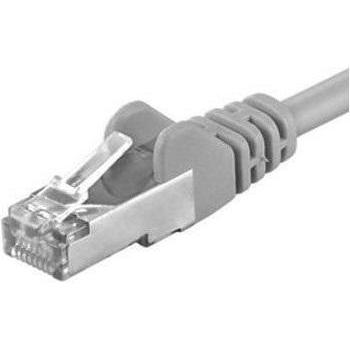 Thumbnail - PremiumCord Patch kabelis CAT6a S-FTP, RJ45-RJ45, AWG 26/7 5m pilka (SF/UTP, CAT6a, 5 m), Netzwerkkabel