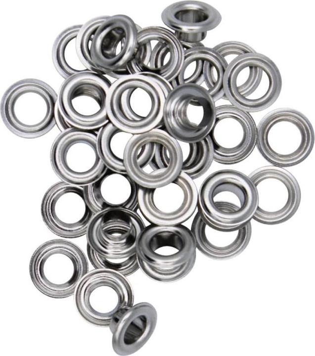 Immagine prodotto BabySnap Ösen mit Scheiben 5mm silber