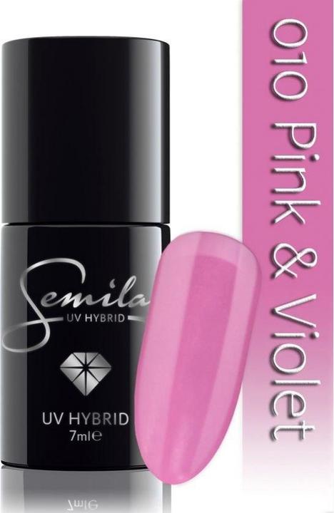 Image du produit Semilac 010 Rose & Violet 7ml (010 Rose & Violet, Vernis semi-permanent)