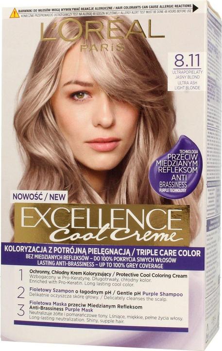 Image du produit L'Oréal Paris Excellence Cool Creme (8.11 Ultra Ash Light Blond)