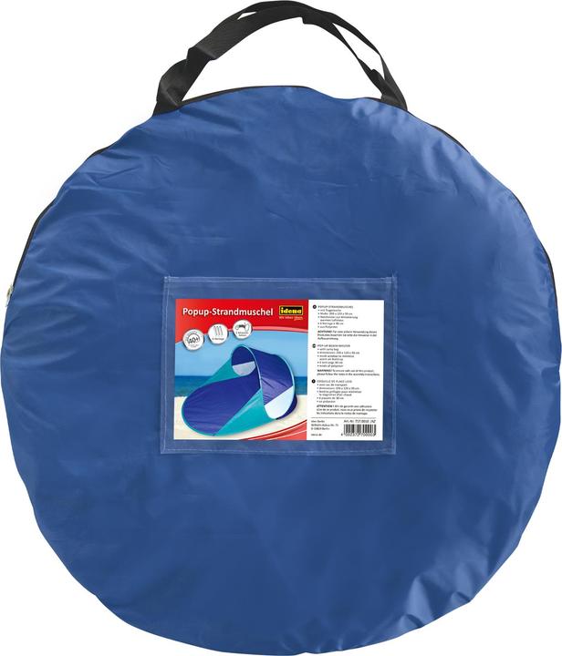 Actual product image Idena Beach shell blue (beach tent, 1 kg, 2 persons)