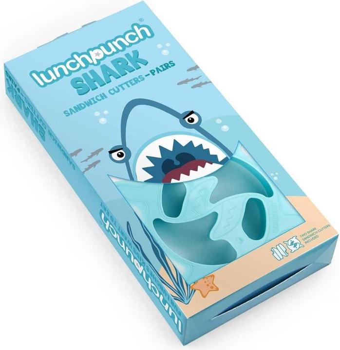 Immagine prodotto Lunch Punch Tagliabiscotti Sandwich Squalo (Set di 2)